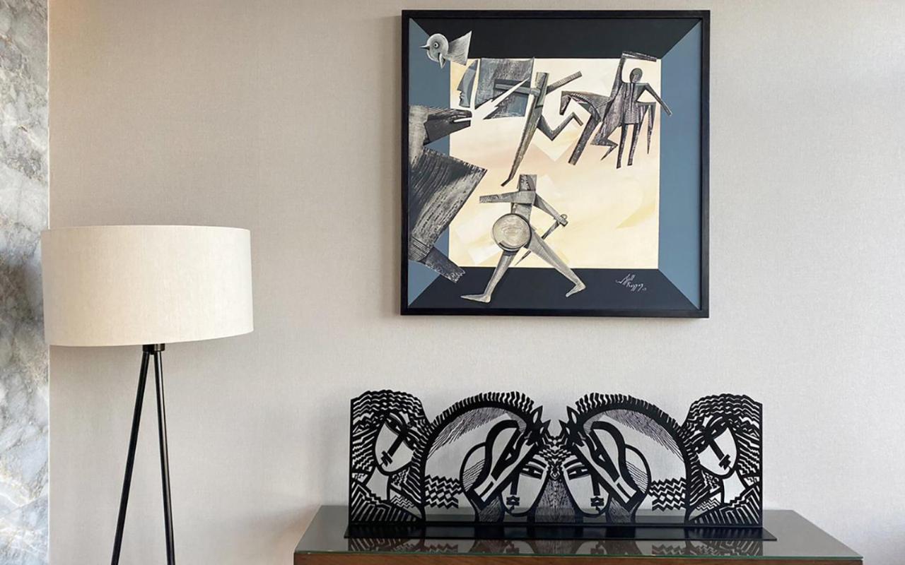 Crowne Plaza - West Cairo Arkan By Ihg 6th of October City ภายนอก รูปภาพ The sculpture "The Horse" by the artist